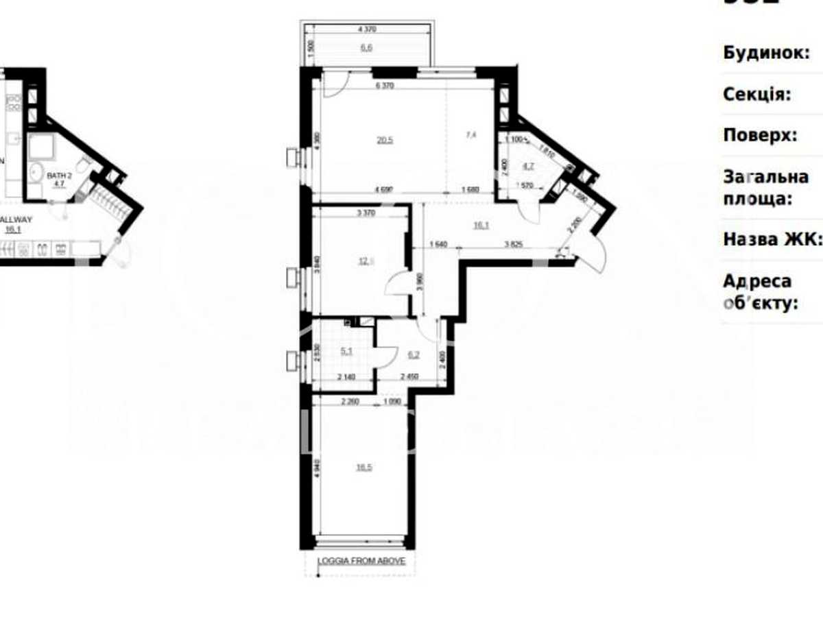 Квартира на вул. Драгоманова, 31А в Києві, ID 395785, фото №2