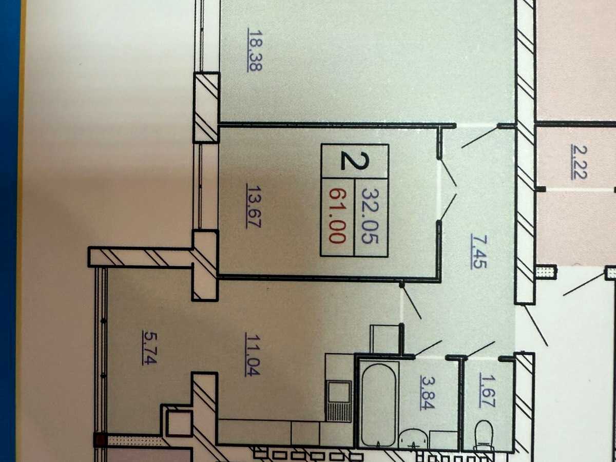 Квартира на вул. Степана Бандери, 7/1 в Хмельницькому, ID 395805, фото №2