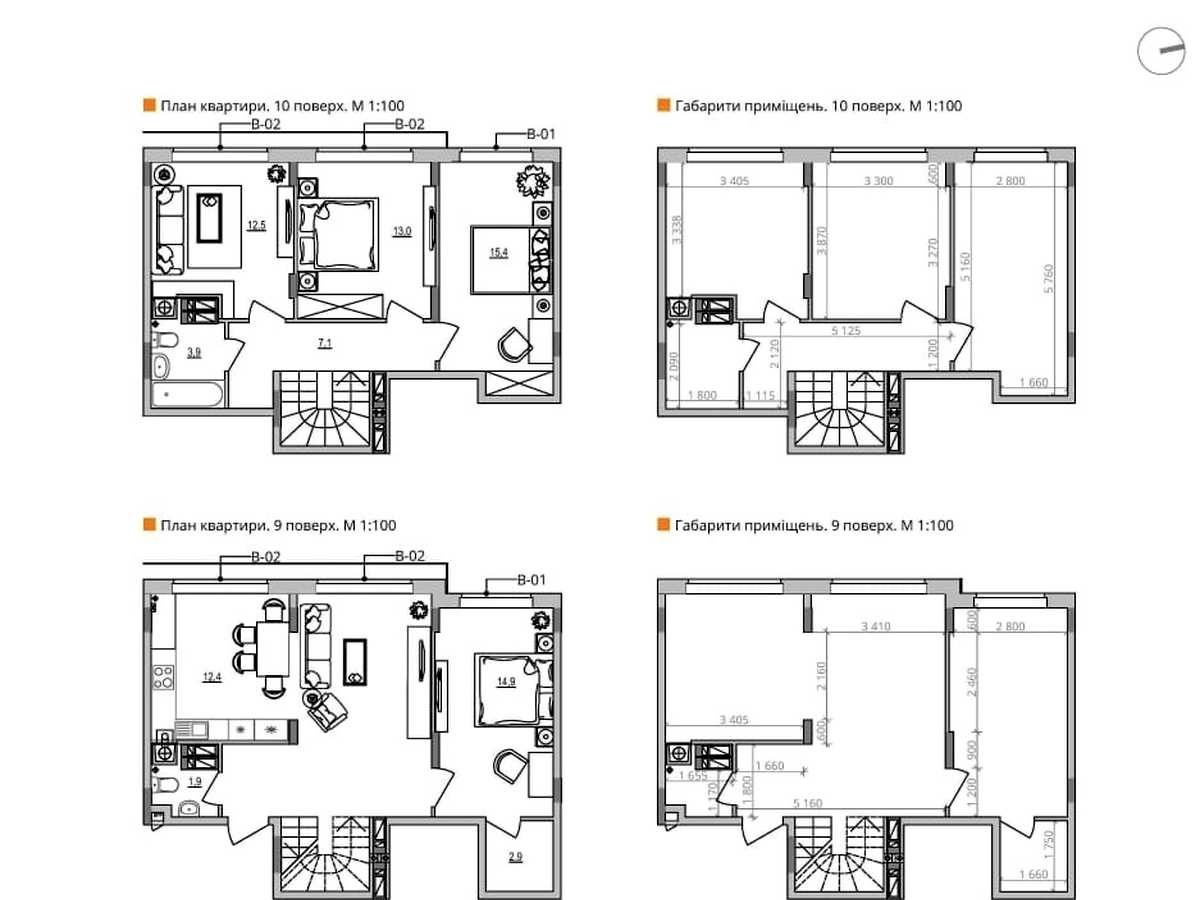 Квартира на вул. Білодідівка, 3 в Києві, ID 398104, фото №23