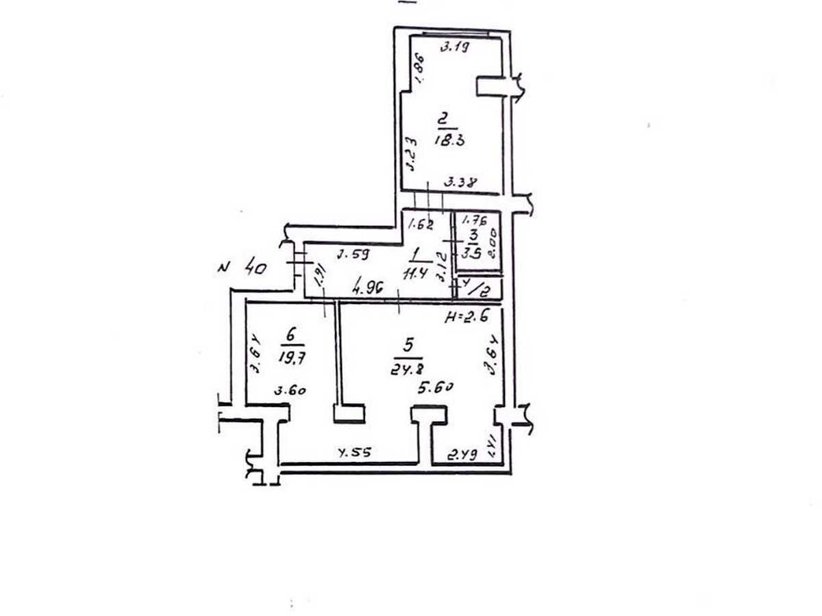 Квартира на вул. Старицького, 20/2 в Одесі, ID 400104, фото №28