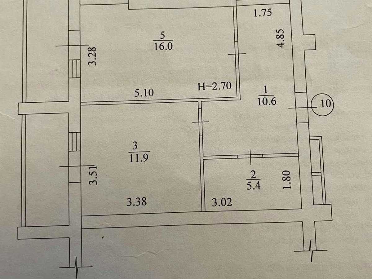 Квартира на вул. Домобудівельна, 7 в Харкові, ID 402734, фото №11