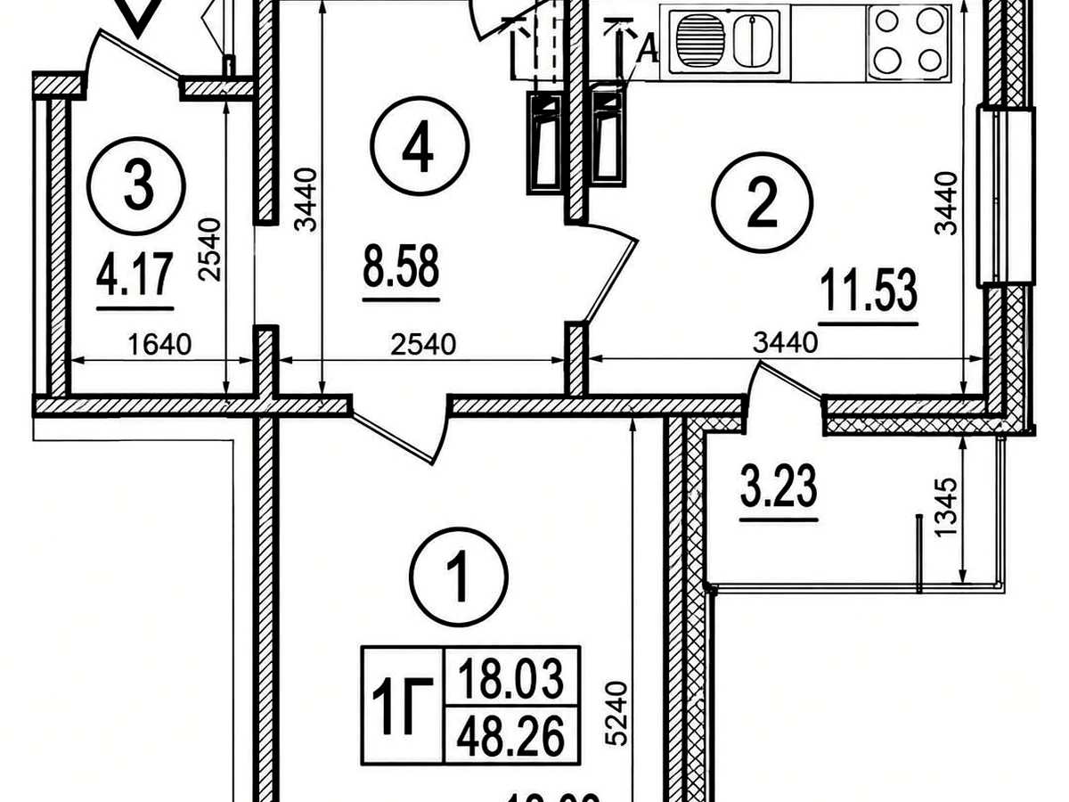 Квартира на вул. Самійла Кішки, 5В в Києві, ID 411420, фото №7