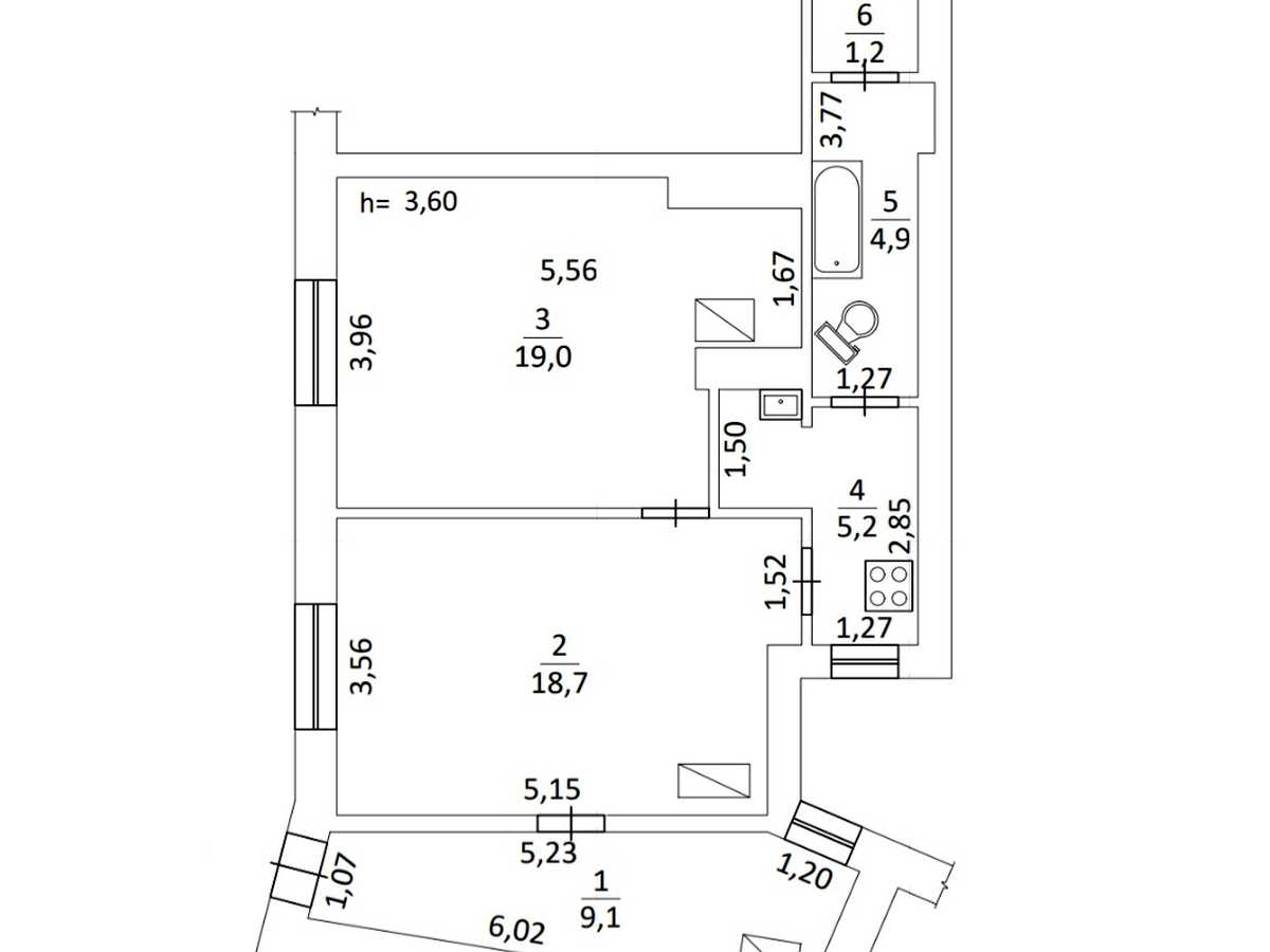 Квартира на вул. Степана Бандери, 11, ID 404745, фото №1