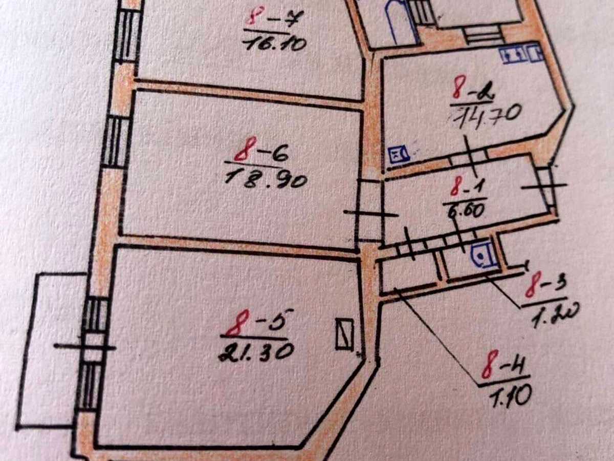 Квартира на вул. Адама Міцкевича, 1 в Чернівцях, ID 405198, фото №15
