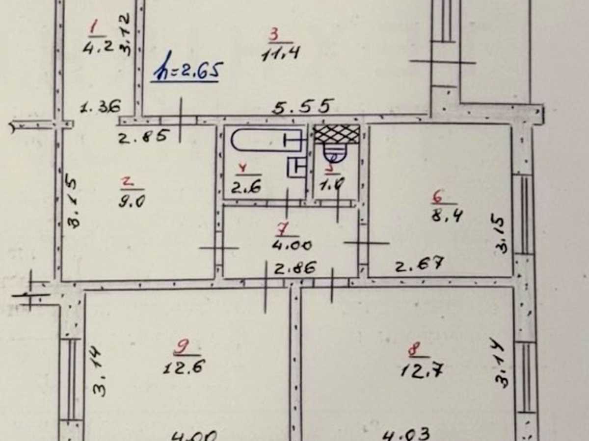 Квартира на вул. Панаса Мирного, 28 в Хмельницькому, ID 405508, фото №17