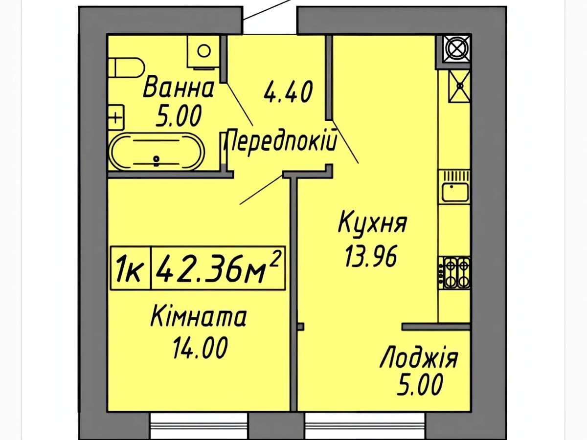 Квартира на вул. Степана Бандери, 60 в Івано-Франківську, ID 405958, фото №6