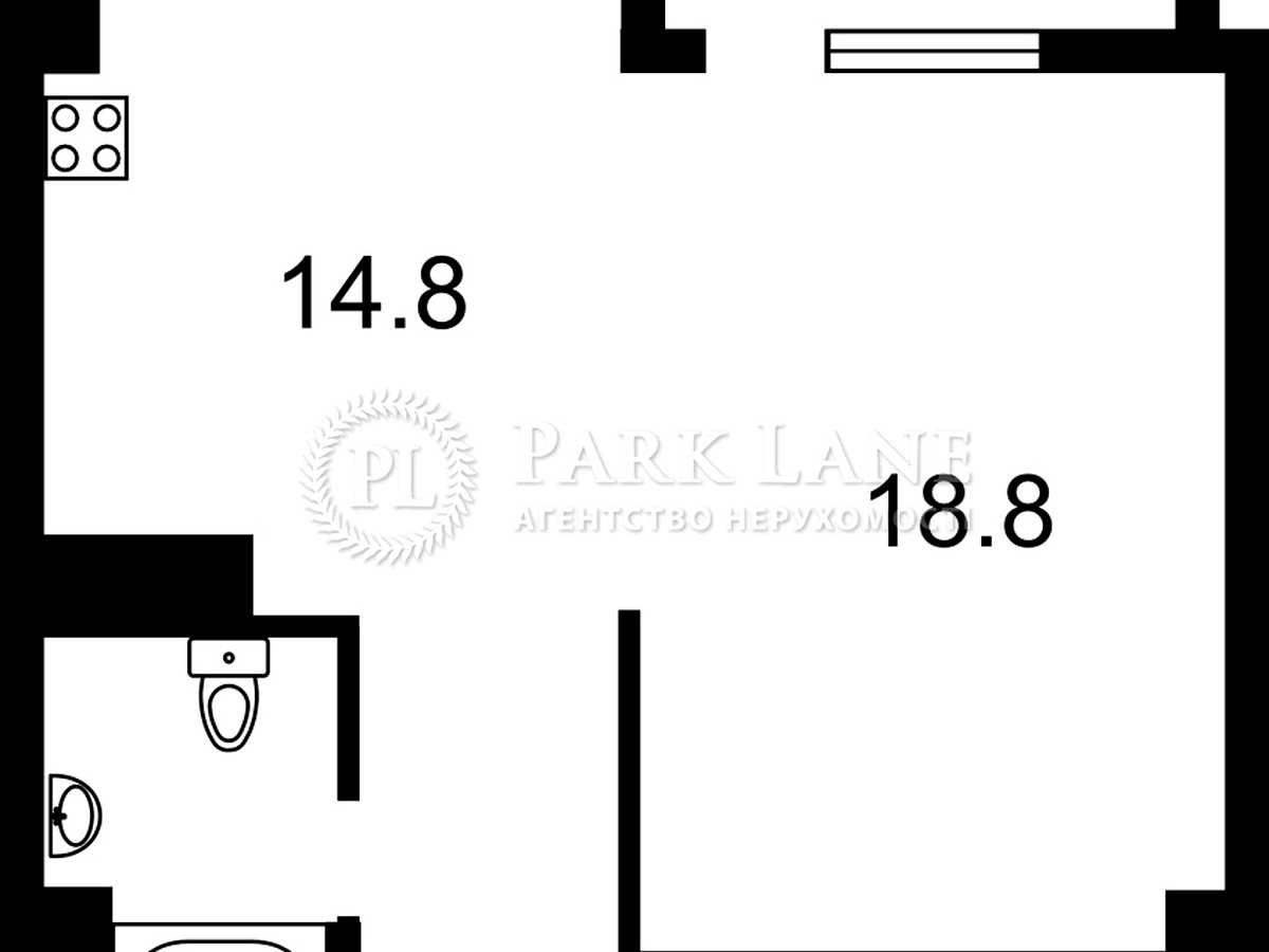 Квартира на вул. Казимира Малевича, 48 в Києві, ID 405986, фото №18