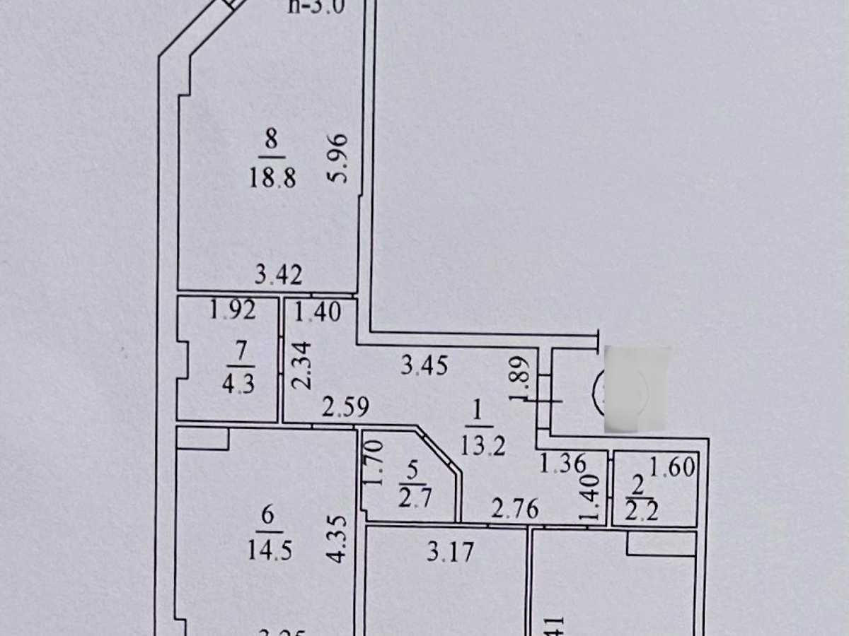 Квартира на вул. Овідіопольська дорога, 3, к.1 в Одесі, ID 406154, фото №18