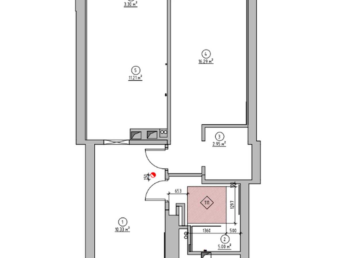 Квартира на вул. Микільсько-Слобідська, 3Б в Києві, ID 406975, фото №22