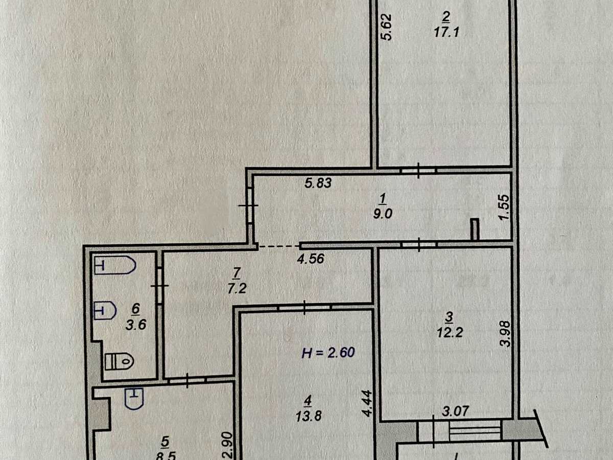 Квартира на вул. Миколи Світальського, 18 в Кривому Розі, ID 407267, фото №11