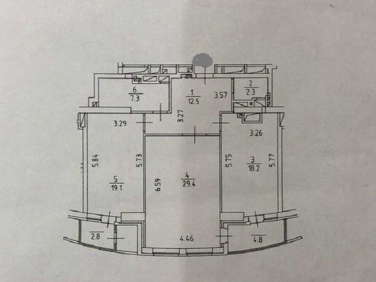 Квартира на бульв. Лесі Українки, 7А в Києві, ID 476564, фото №12