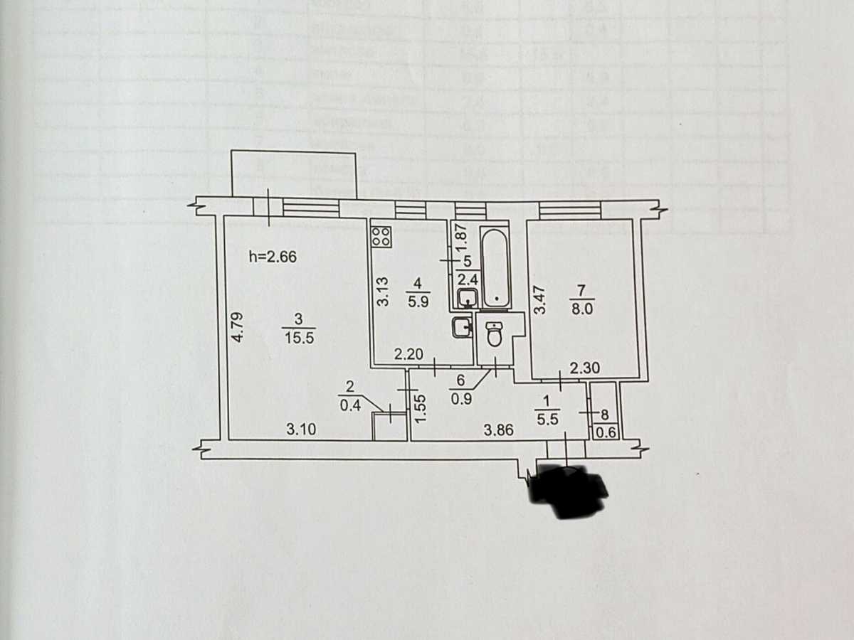 Квартира на вул. Цитадельна, 7 в Києві, ID 410510, фото №9
