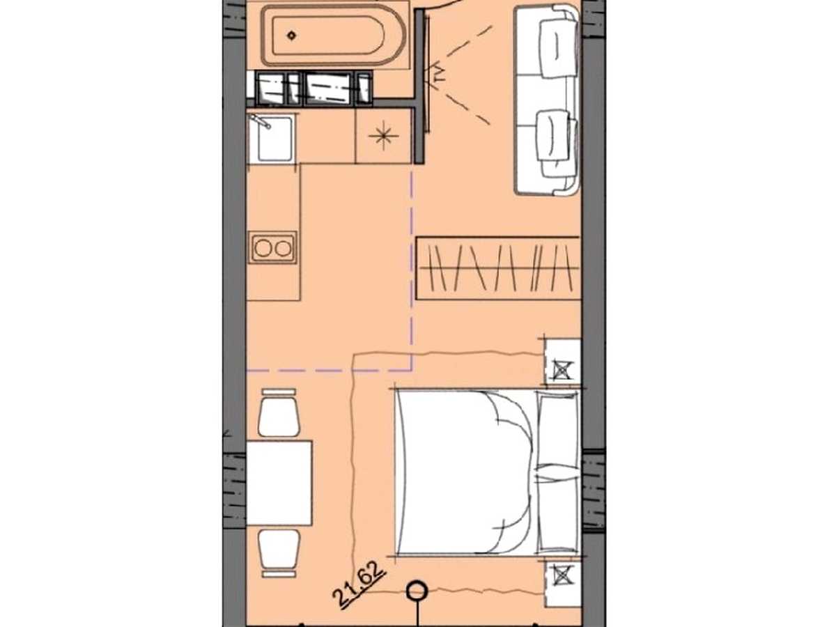 Квартира на вул. Академіка Сахарова, 50 в Одесі, ID 411215, фото №8