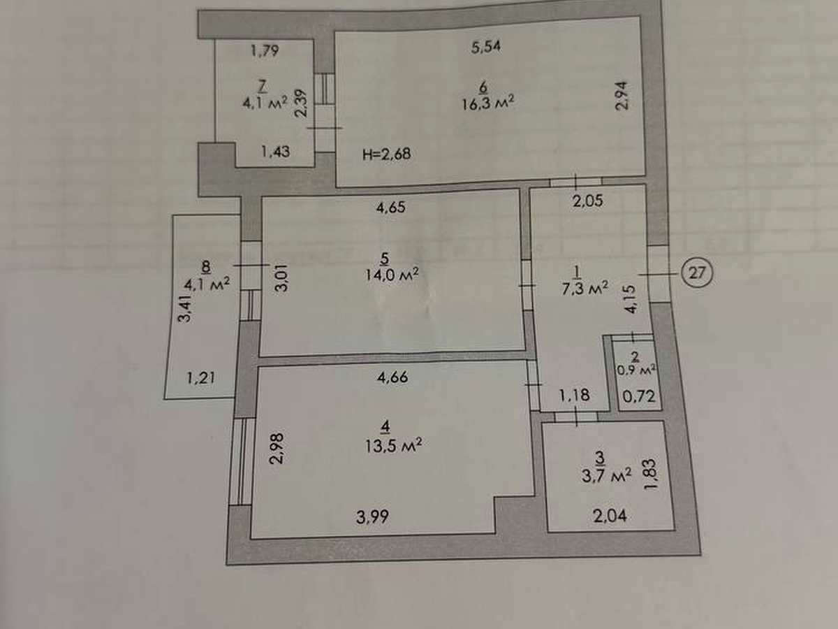 Квартира на вул. Долішня, 19/2 в Івано-Франківську, ID 411450, фото №17