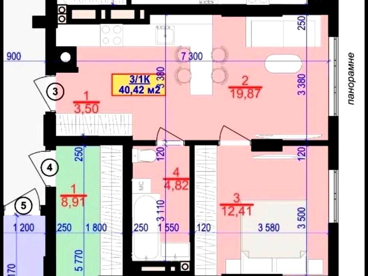 Квартира на вул. Національної Гвардії, 3Е, ID 411526, фото №1