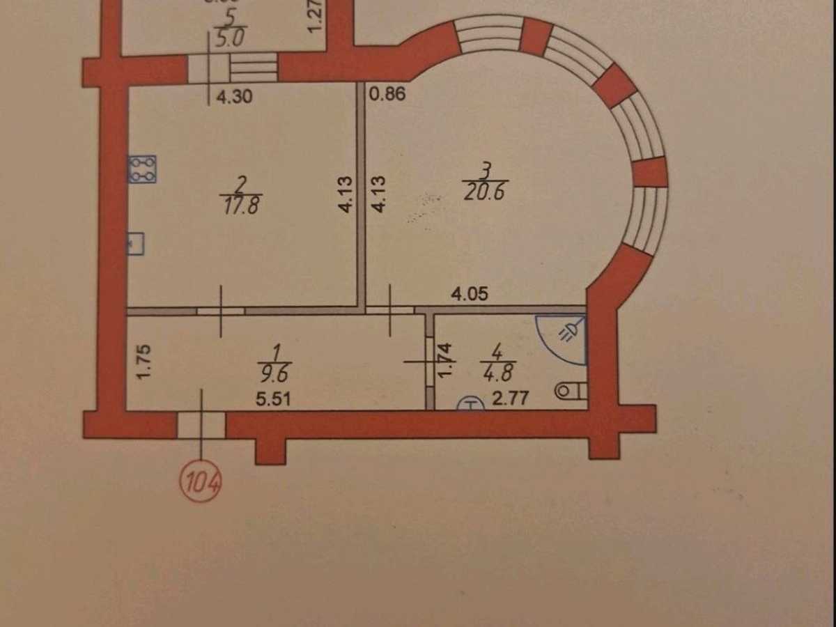 Квартира на вул. Липинського, 9 в Луцьку, ID 411692, фото №11