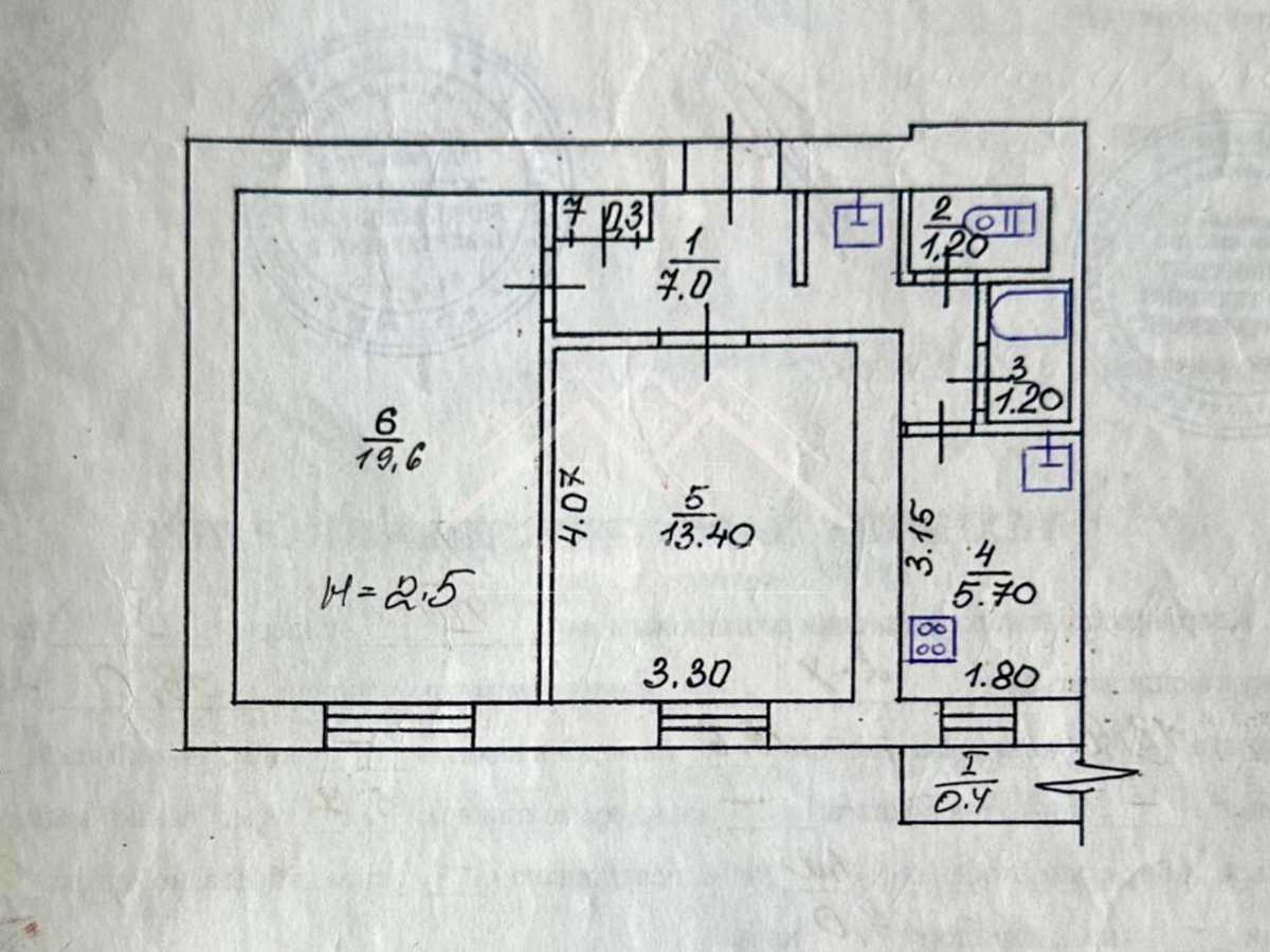 Квартира на вул. Миколи Ткачова, 15 в Кривому Розі, ID 411952, фото №11