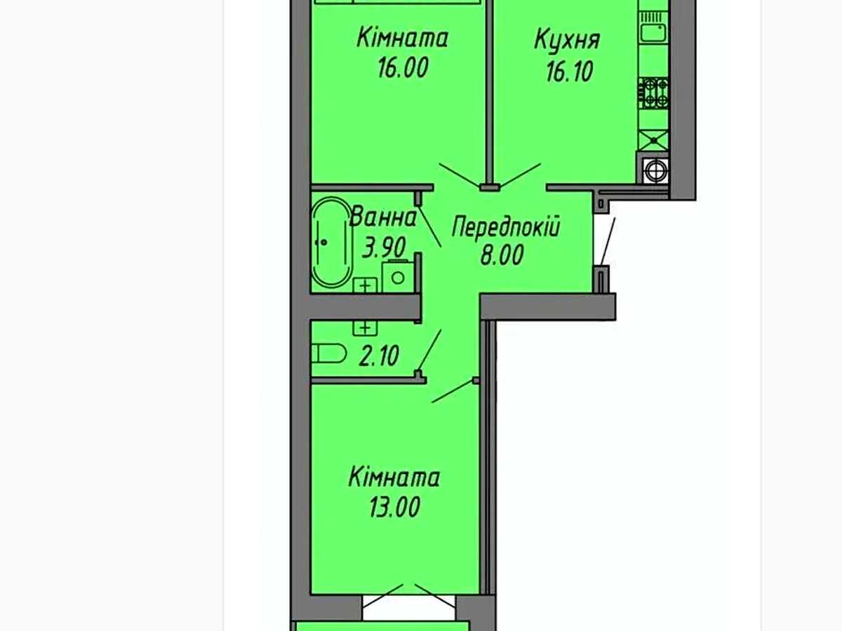 Квартира на вул. Степана Бандери в Івано-Франківську, ID 416625, фото №21