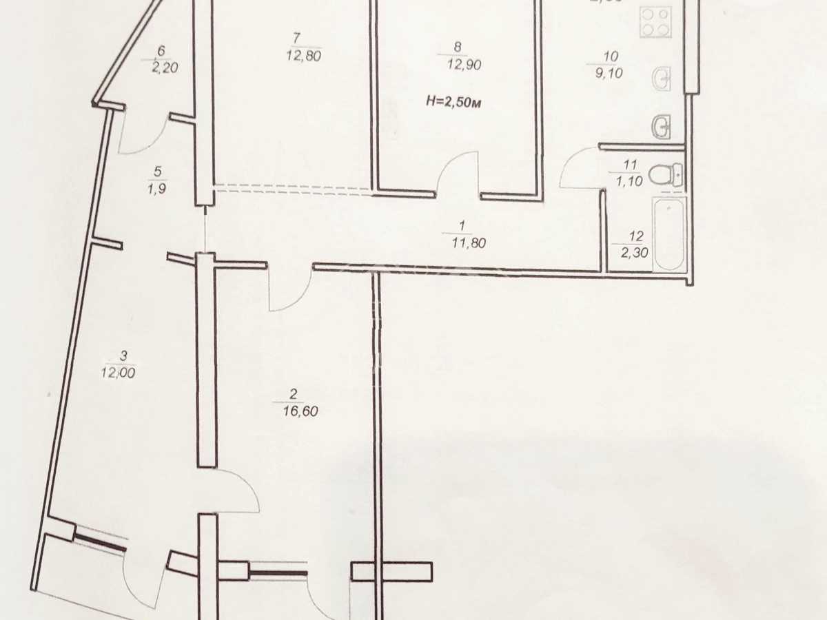 Квартира на вул. Спасівська, 5 в Кривому Розі, ID 420690, фото №15
