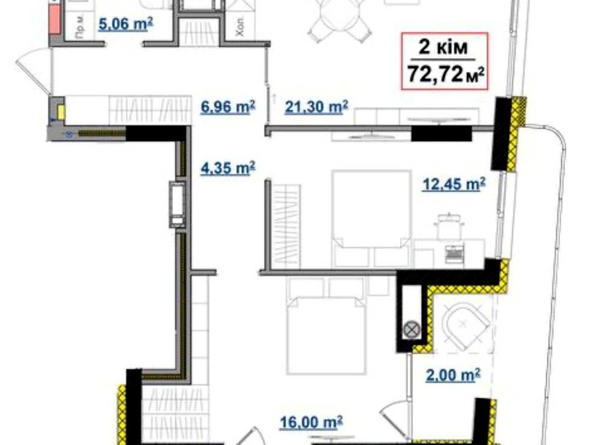 Квартира на вул. Гетьмана Петра Дорошенка в Івано-Франківську, ID 421182, фото №4