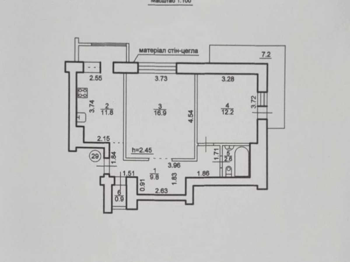 Квартира на вул. Степана Бандери, 60/1 в Івано-Франківську, ID 423503, фото №13