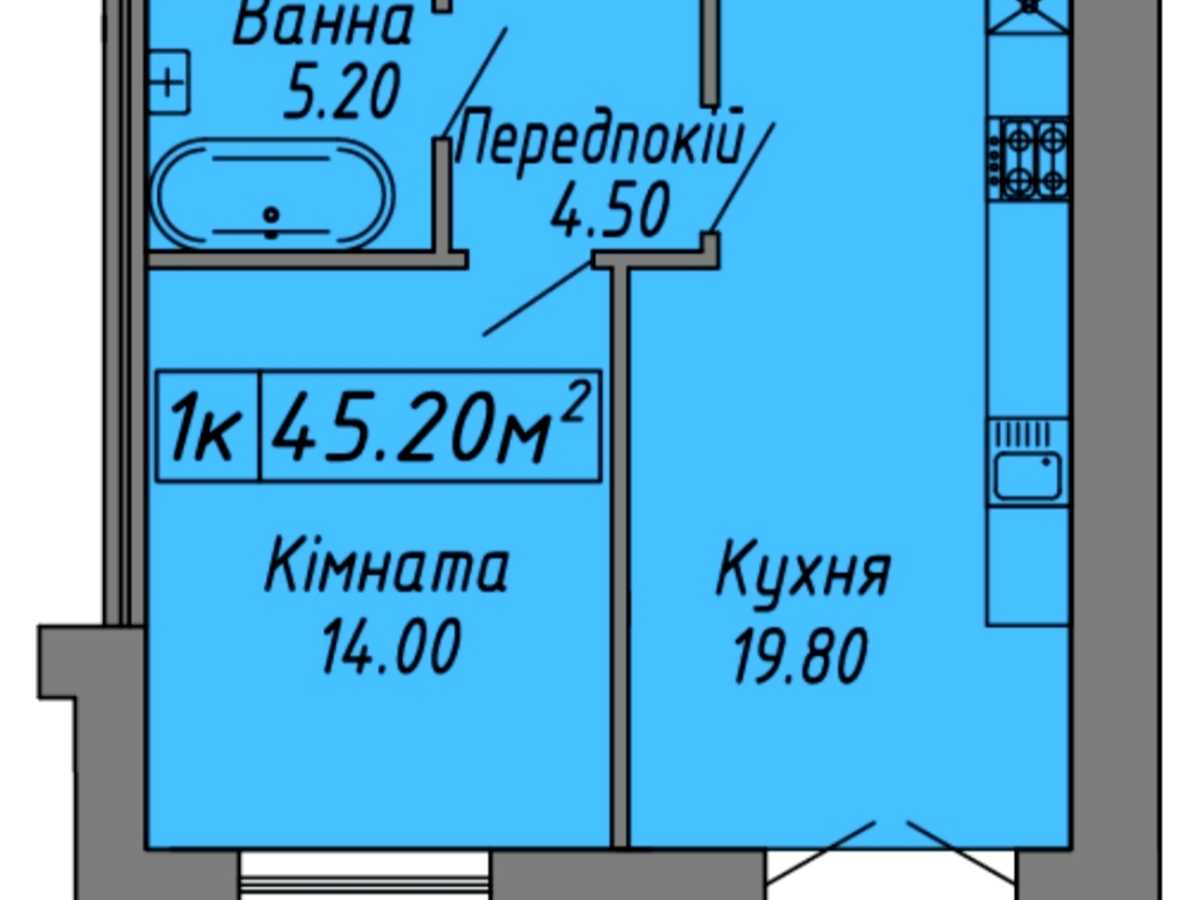 Квартира на вул. Степана Бандери в Івано-Франківську, ID 435770, фото №22