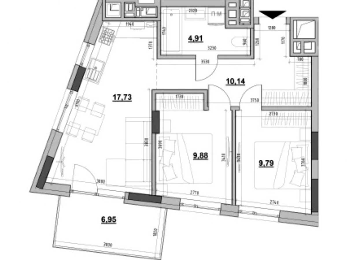 Квартира на вул. Рудненська, 8Е в Львові, ID 435640, фото №2