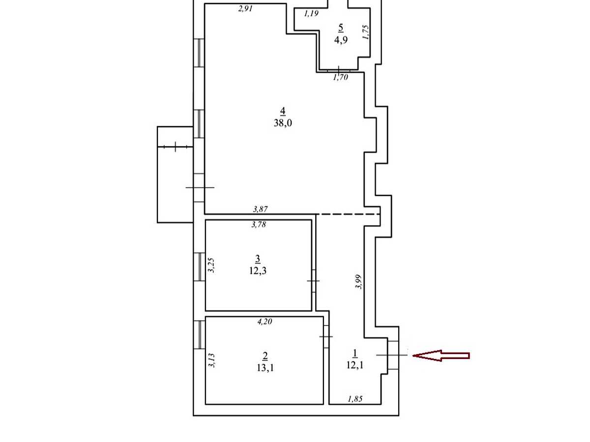 Квартира на вул. Пирогова, 1/35 в Києві, ID 436706, фото №31
