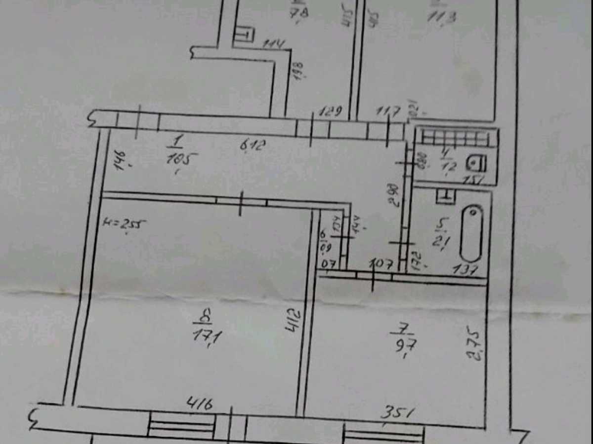 Квартира на вул. Косвена, 78 в Одесі, ID 437326, фото №17