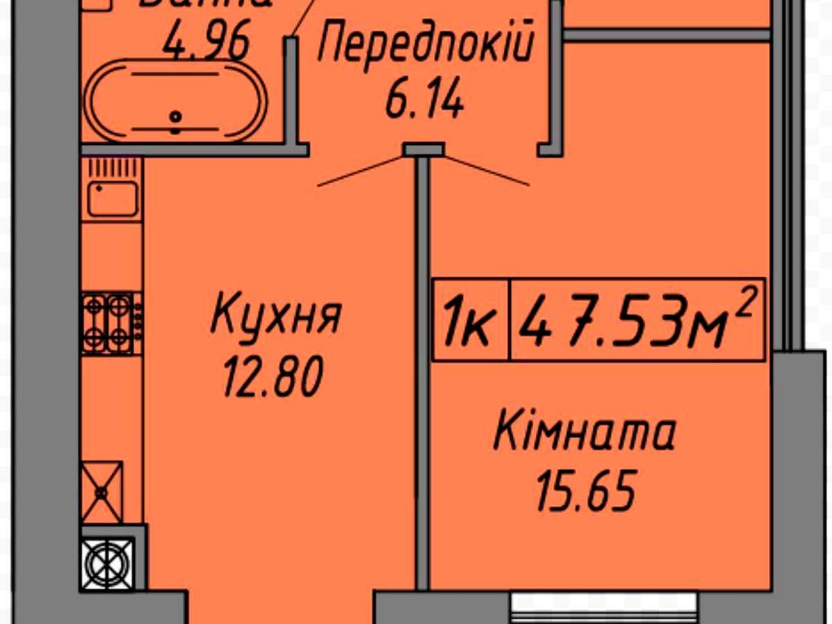 Квартира на вул. Степана Бандери в Івано-Франківську, ID 463339, фото №16