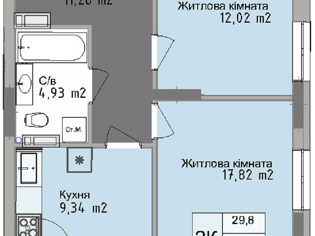 Квартира на вул. Михайла Грушевського в Одесі, ID 463470, фото №3