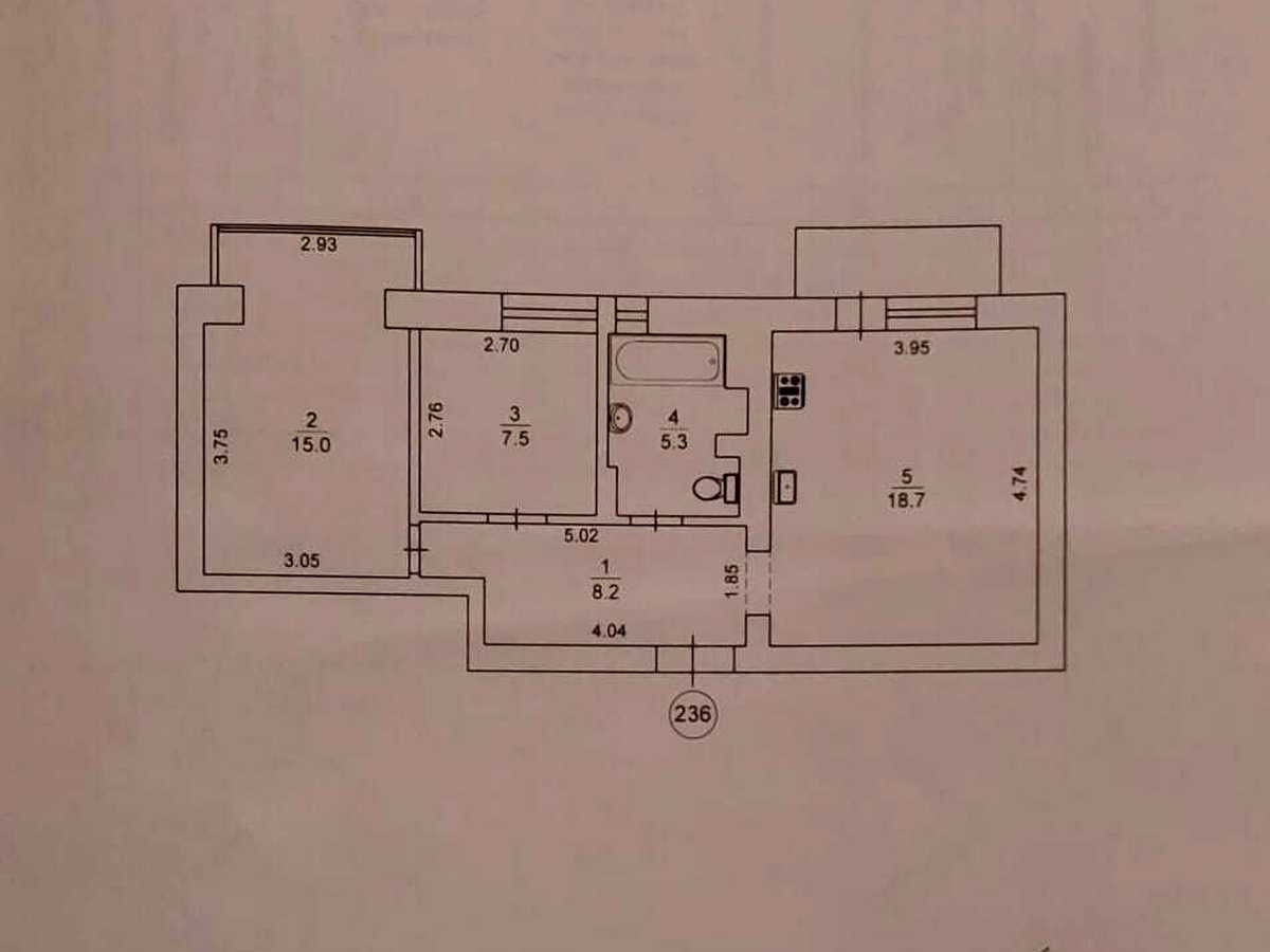 Квартира на бульв. Лесі Українки, 28А в Києві, ID 470724, фото №24