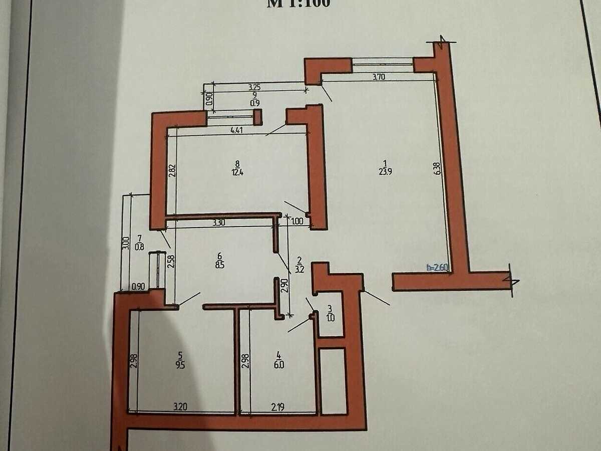 Квартира на Львівське шосе, 55/2 в Хмельницькому, ID 474010, фото №8
