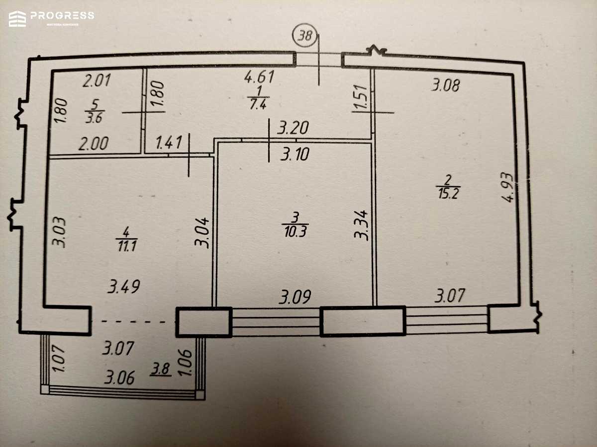Квартира на вул. Височана, 18 к7 в Івано-Франківську, ID 476802, фото №2