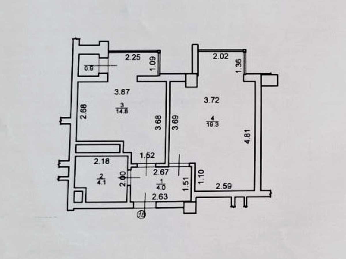 Квартира на вул. Ленкавського, 34 к1 в Івано-Франківську, ID 477039, фото №16