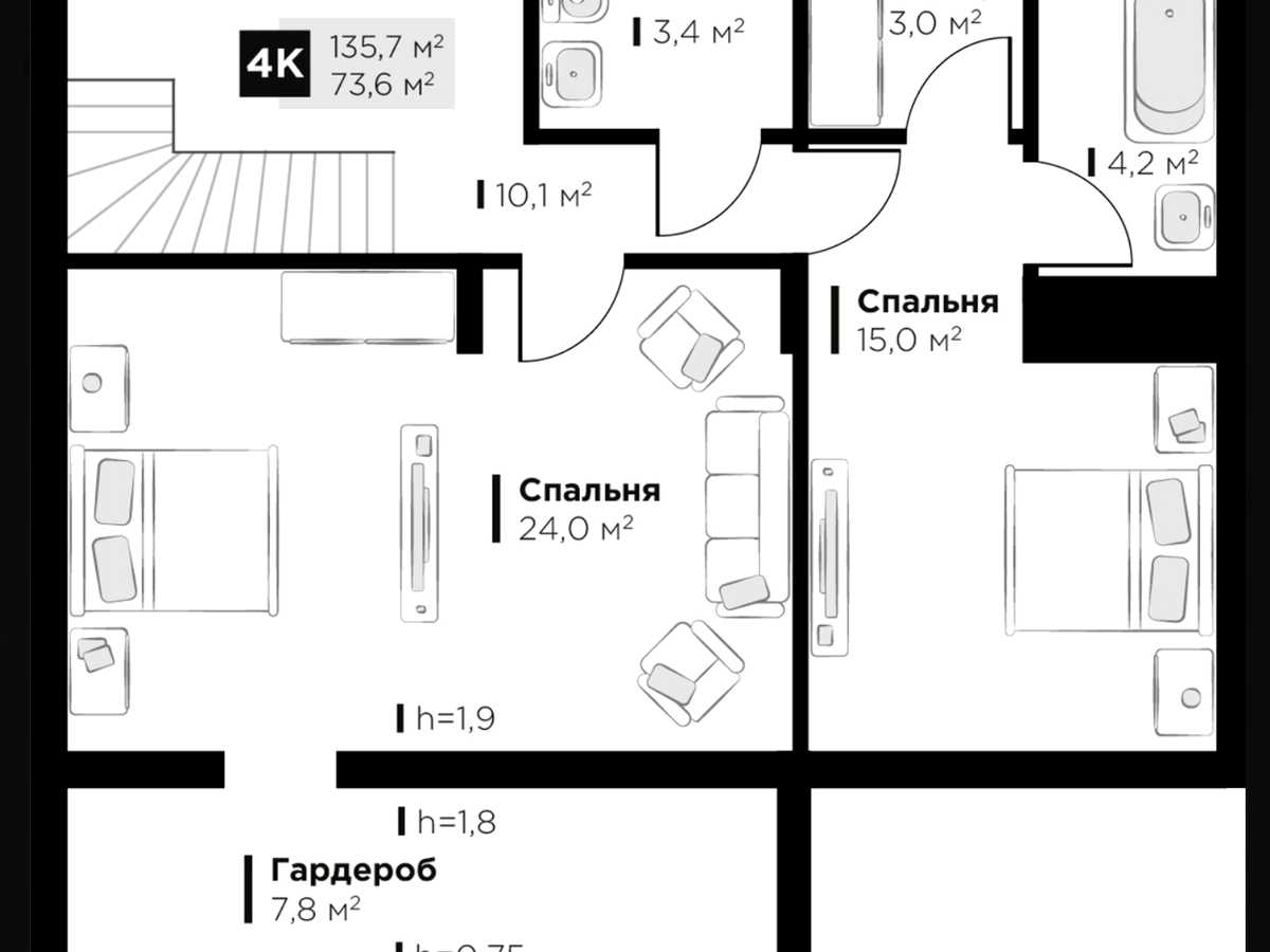 Квартира на вул. Червоної Калини, 8 в Львові, ID 477120, фото №20