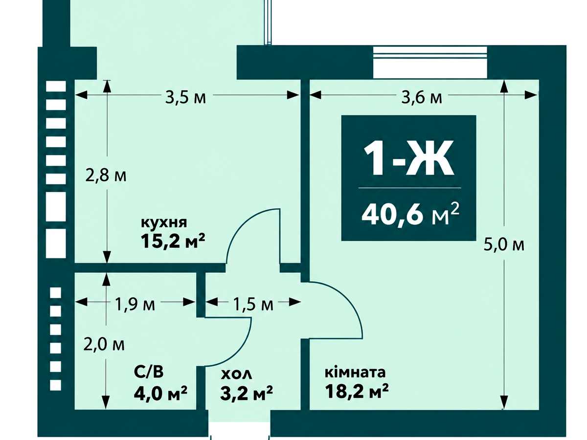 Квартира на вул. Гвардійська, 12 в Києві, ID 480333, фото №14
