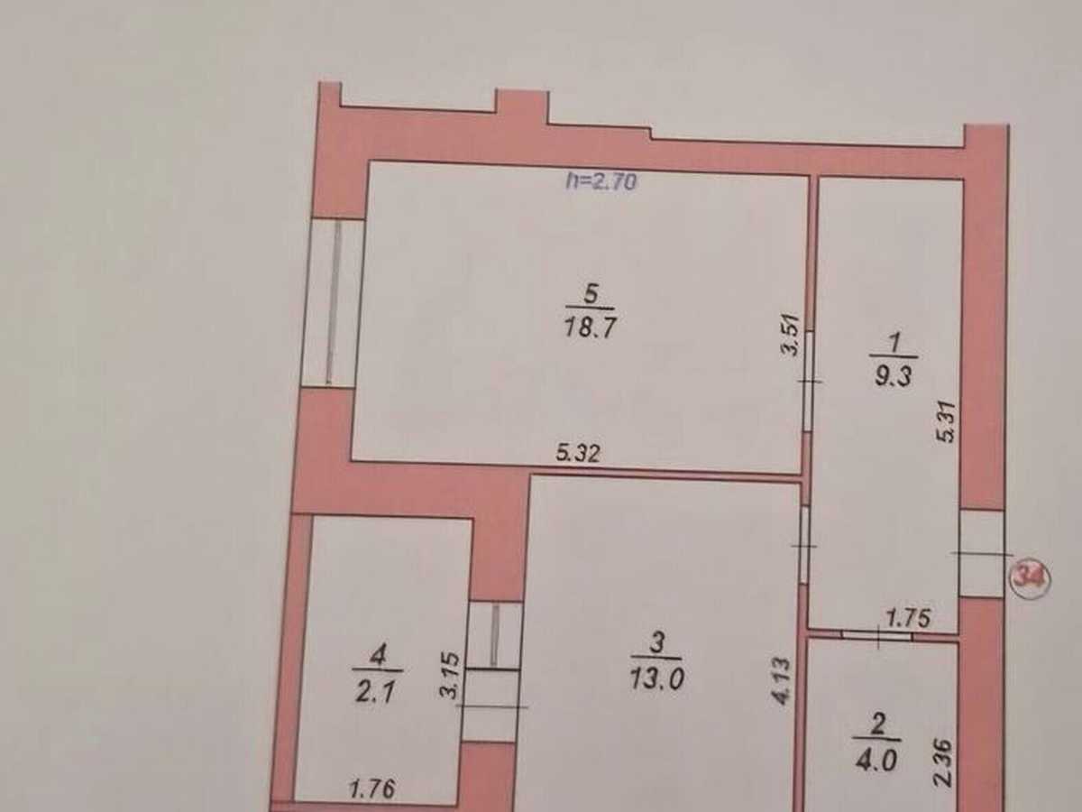 Квартира на Старокостянтинівське шосе, 5/2-А в Хмельницькому, ID 485219, фото №11