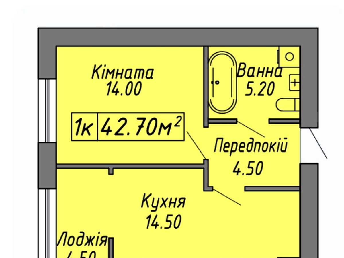 Квартира на вул. Степана Бандери в Івано-Франківську, ID 486846, фото №2