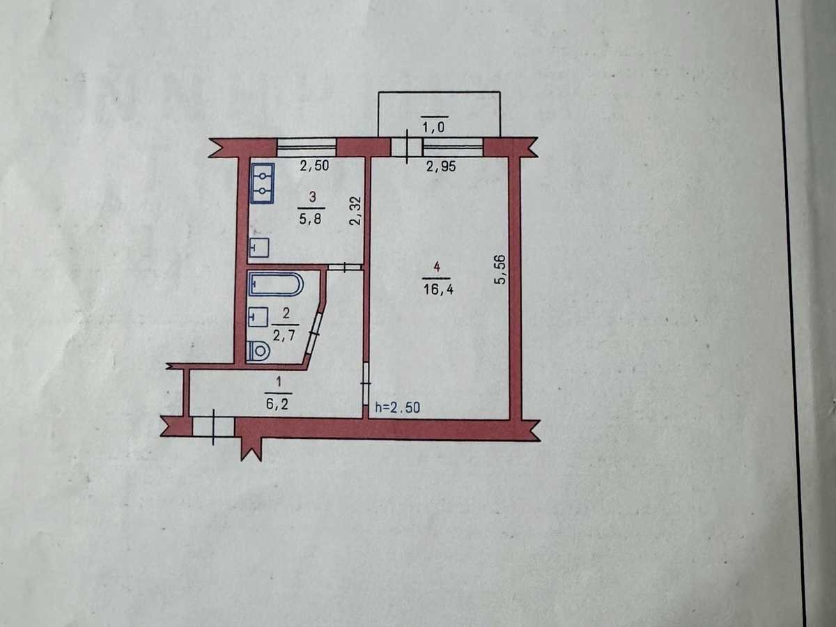 Квартира на вул. Шевченка, 103 в Хмельницькому, ID 487016, фото №11